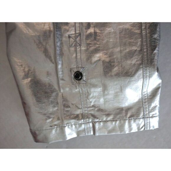 FP Movement OB1870057 Women's Sz S Silver Mesmerize Me Shine Pants - Picture 6 of 16